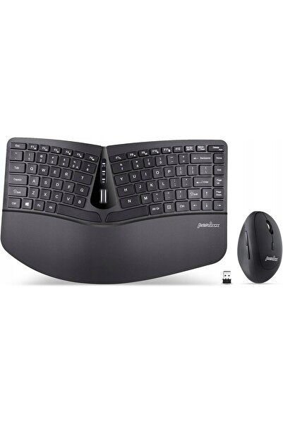 NO BRAND Set vertical tastatură și mouse wireless Perixx Periduo-606 C Ergonomic