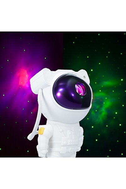 NO BRAND Proiector de stele astronaut, lampă de veghe pentru copii, proiector...
