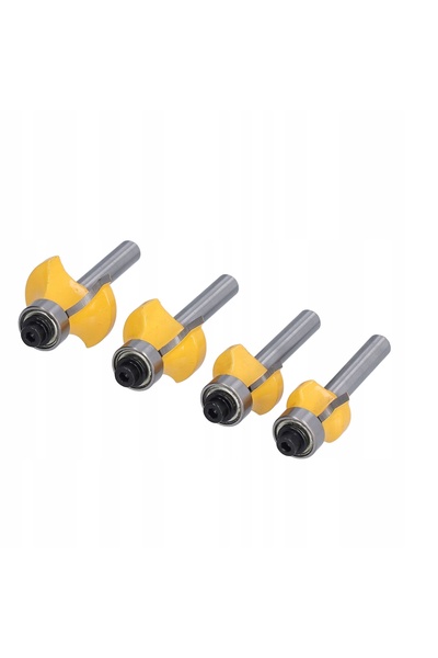 NO BRAND Set de scule Frezy Shape Tools 1/4 pentru lemn, cu 4 rulmenți