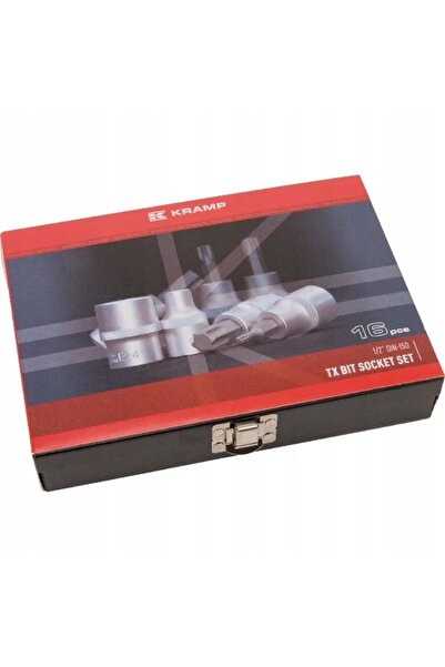 NO BRAND Chei Torx de 1/2 inch T20-T60 E10-E24 |   Stal Crv |   Set de 16 pie...