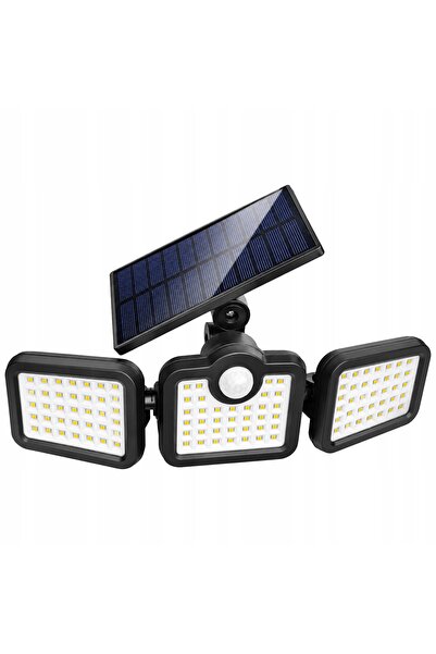 NO BRAND Lampă solară LED cu senzor de mișcare, lumină de apus, proiector de ...