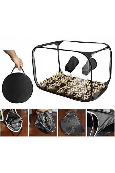 NO BRAND Kit pliabil pentru cultivarea ciupercilor cu 2 porturi, bretele de u...