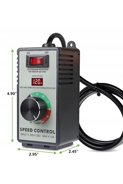 NO BRAND Regulator de viteză motor în carcasă cu priză 2400W 230V