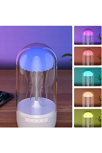 NO BRAND Boxă Bluetooth wireless tip boombox cu lumină de noapte RGB cu efect...