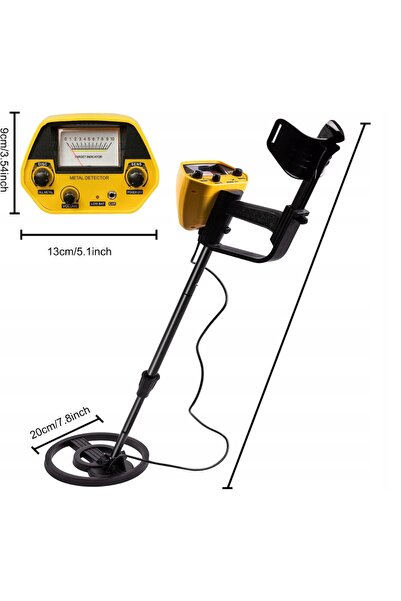 NO BRAND Detector de metale detector de metale LCD mare Kraft 20cm impermeabil