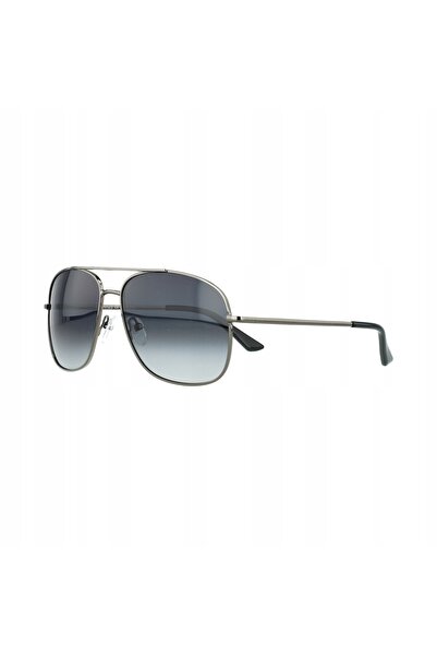 NO BRAND Ochelari de soare aviator din oțel - Argintii |   Gradient gri