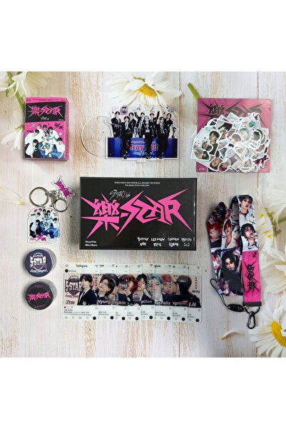 NO BRAND Stray Kids Kpop Cutie Cadou Set Album, Stickere și Brelocuri