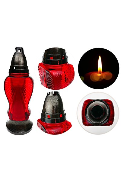 NO BRAND Pietre funerare pentru mormânt Nouă sosire Lampion mare roșu din sti...