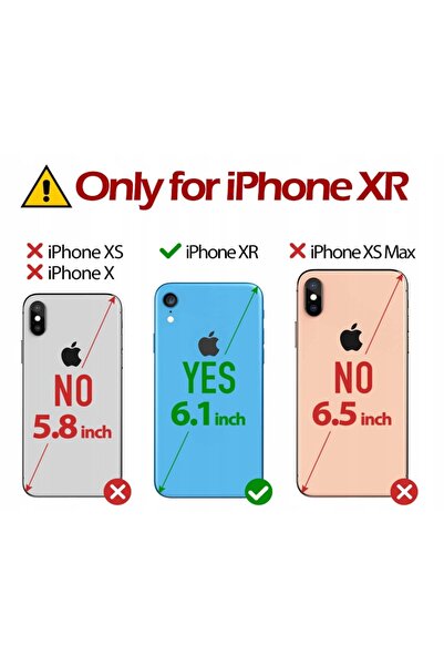 NO BRAND Husă flip din piele Tucch pentru iPhone XR, tip portofel, cu protecț...