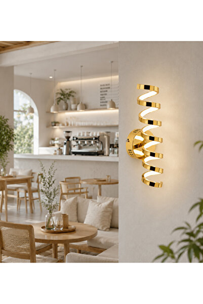 TT AYDINLATMA TT505-SR (مع 3 مصابيح LED ملونة) شمعدان LED مطلي باللون الأصفر ...