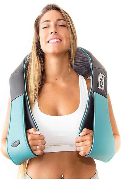 Ath Συσκευή Μασάζ Shiatsu για τον Αυχένα με Υπέρυθρη Θερμότητα Μαύρη