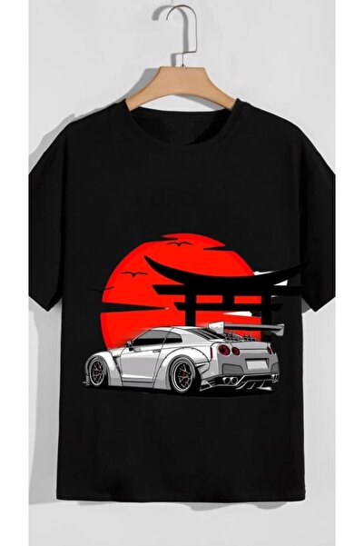 classy moda Μπλουζάκι με στάμπα Anime Unisex Oversize σε μαύρο χρώμα – Συλλογ...