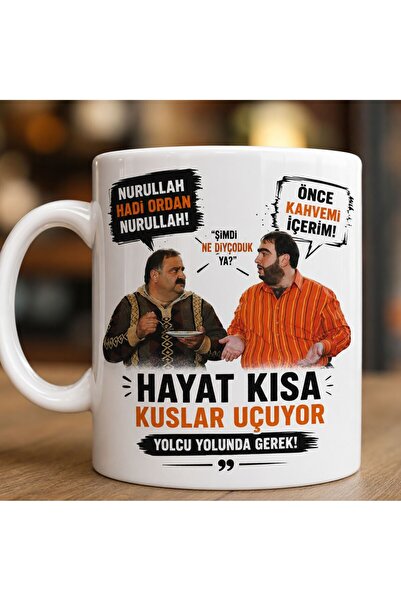 porselen ne edicuk şimdi recep nurullah recep ivedik baskılı kupa bardak komi...