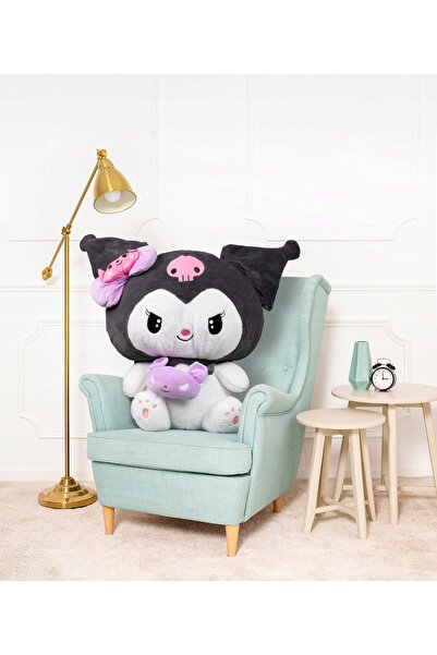 NO BRAND Ursuleț de pluș Hello Kitty Kuromi de dimensiuni mari, cu geantă, ju...