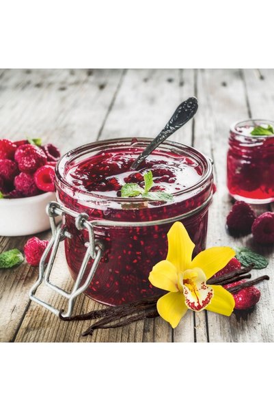 NO BRAND Ulei parfumat de zmeură cu vanilie 500g pentru lumânări, săpun