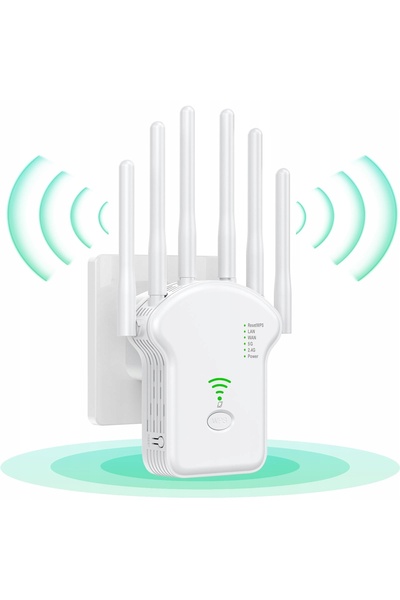 NO BRAND Amplificator puternic de semnal Wi-Fi 5G, extensor de rază, repetor ...