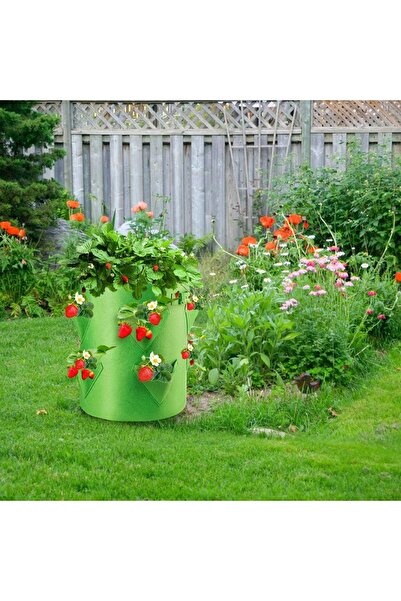 NO BRAND Ghiveci de plante din pâslă verde Homealexa 35 cm X 35 X 42 cm
