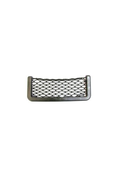 OEM Suport buzunar auto plasa cu rama plastic, 14.5x7 cm, Negru
