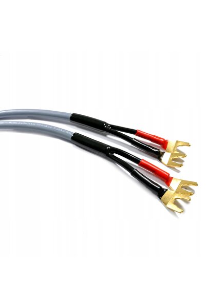 NO BRAND Cabluri de boxe cu mufe furcă 2x2.5mm² Melodika MDSC2520GS, 2m, pere...