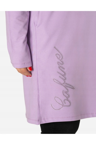 NO BRAND Bluză lungă tip tunică, rochie de damă 7071-05 XL/2XL