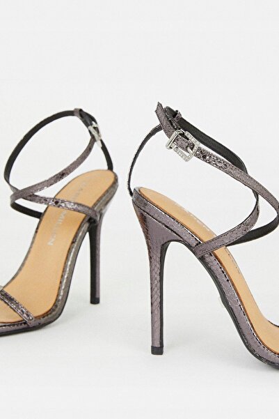NO BRAND Sandale clasice toc stiletto cataramă roz nude Karen Millen 38