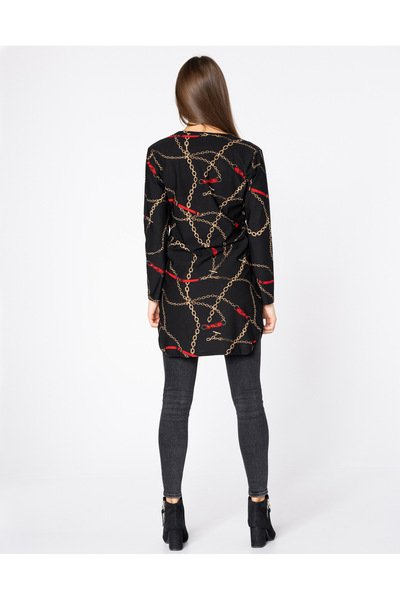 NO BRAND Rochie tunică lungă, bluză lungă de damă 413 R S/M