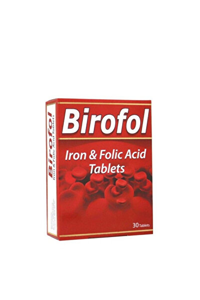 birofol Used to Deficiencies In Iron and Folic Acid- 30Tablets