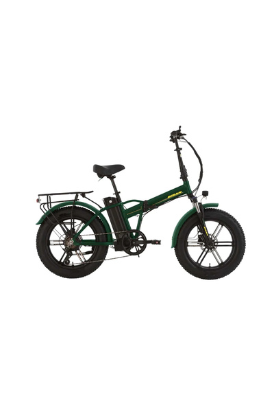 Bisan E-Folding F3 20 Jant 7 Vites 43 Cm Haki Sarı Elektrikli Katlanır Bisiklet