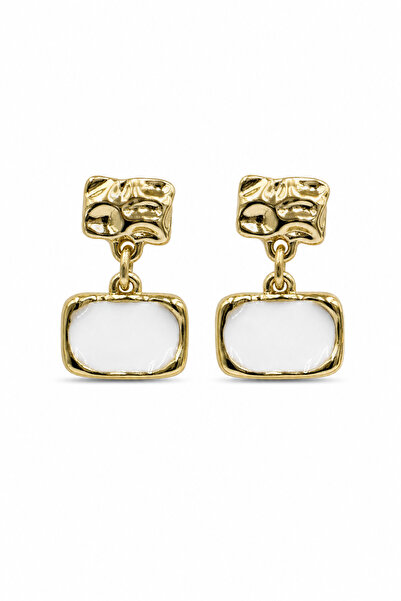 Jack Ferrero Yellow Tone Textured Upper Part White Enamel Filled Rectangular ...