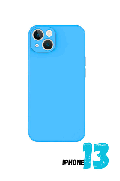PSGT iPhone 13/14 Silikon Kılıf Kamera Korumalı Kapak