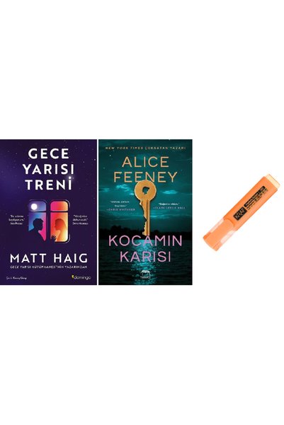 Domingo Yayınevi Gece Yarısı Treni + Kocamın Karısı 2 مجموعة كتب KALEM HD