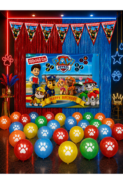 snowparty Set de decorațiuni și accesorii pentru petrecerea de aniversare Paw...