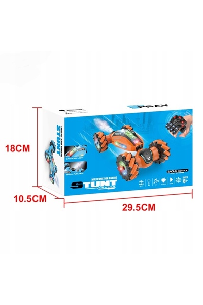 Leopard Mașină - AUTO 4X4 telecomandă GESTAMI - Lumini LED Fum de apă