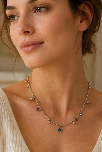 Monalisa Home Figured Anti-Tarnish Steel Adjustable Chain Luxury Necklace