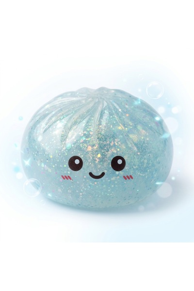 BLACK DİAMOND PLUSH TOY %100 Mavi Çin Mantısı Squishy – Büyük Boy