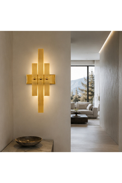 TT AYDINLATMA Tt043-3Çubuk-Sr (with Daylight Led) Striped Profile 3 Bar Yello...