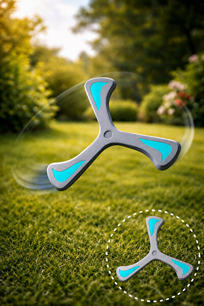 Boldy Aerodinamik Boomerang Çubuğu - Spor Boomerangı - Uçan Disk - Egzersiz B...