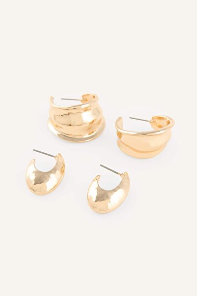 DeFacto Women's 2-Piece Earring Set I1394Axns