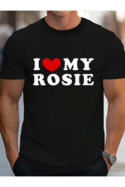 799 100% Cotton Love Rosie, I Heart My Rosie T-Shirt Women's Men's Graphic Te...
