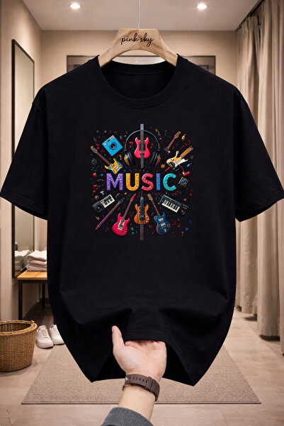 Pink Sky Premium Oversize T-Shirt 100% Cotton Unisex Comfortable Fit Trending...
