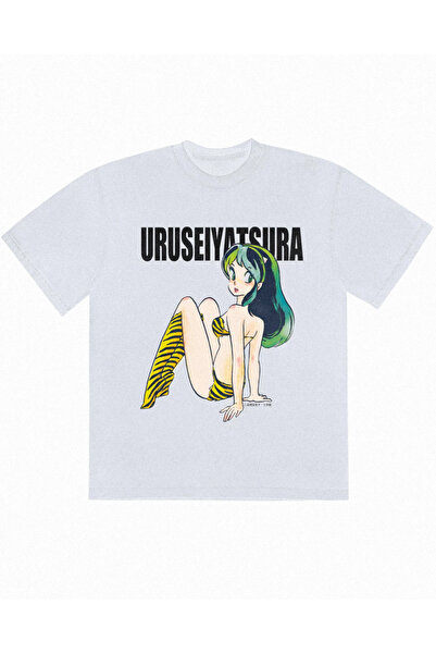Grafftee Clothing Urusei Yatsura Printed Unisex Oversize T-Shirt