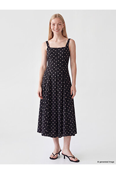 LC Waikiki Λαμπερές επιλογές από το Shining Store: Φόρεμα με τετράγωνο γιακά ...
