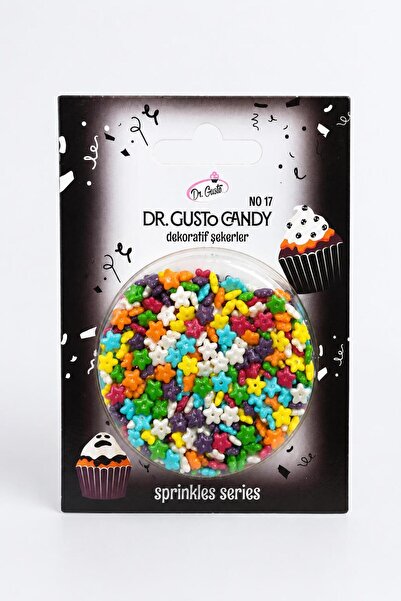 Dr. Gusto Star Yıldız Karışık Renkli Mix Pasta Süsleme Şekeri