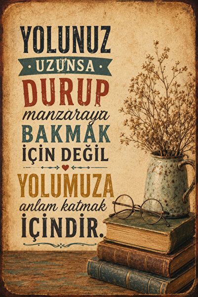 Lucena Vintage Literary Quote Mdf Painting Retro Decorative Wall Decor 34
