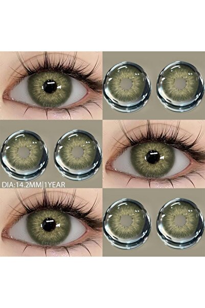 EyesPro PATTAYA GREEN yanma batma yapmaz yeşil göz lensi
