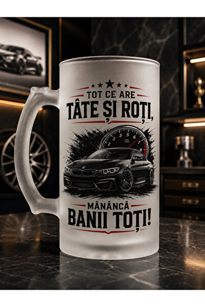 Arka9 Εξατομικευμένη κούπα, BMW 500 ml – "Οι γυναίκες και τα αυτοκίνητα τρώνε...