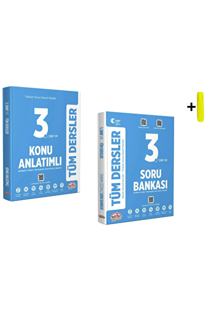 Editör Yayınevi Editör 3. Sınıf Tüm Dersler Maarif Model Konu Anlatımlı Ve So...
