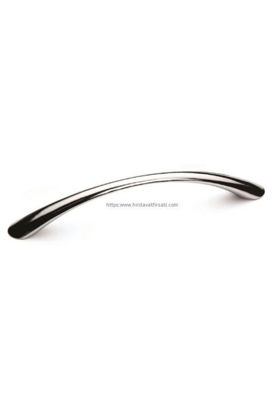 AZİM Özsan kalın yay 64 mm krom dolap mobilya kulbu kulp