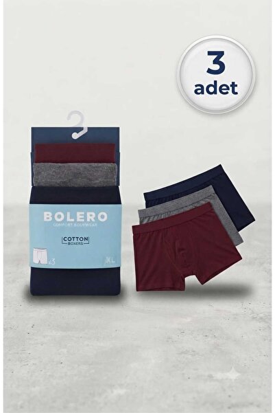 Funny Life Bolero Comfort Bodywear 3 kom pamučni muški bokser set