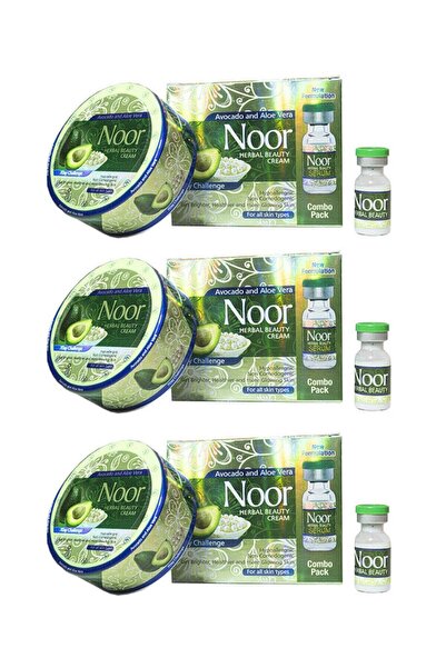 Noor Herbal Beauty Cream With Serum Combo Pack, 30 gm - Pack of 3